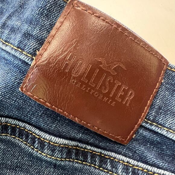 Abercrombie & Fitch Classic Straight Epic Flex Blue Jeans men's size 32X27 - Picture 4 of 9